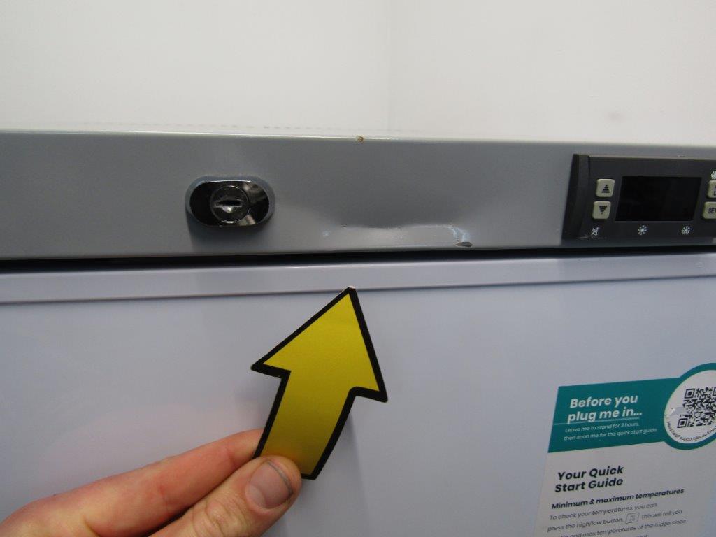 CoolMed CMS300 Medical Refrigerator 308L Solid Door in White GRADE B