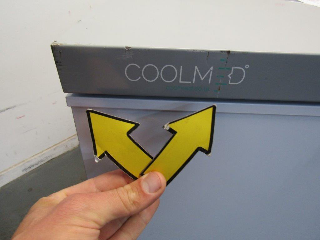 CoolMed CMS125 Pharmacy Fridge 125L Solid Door in White GRADE B