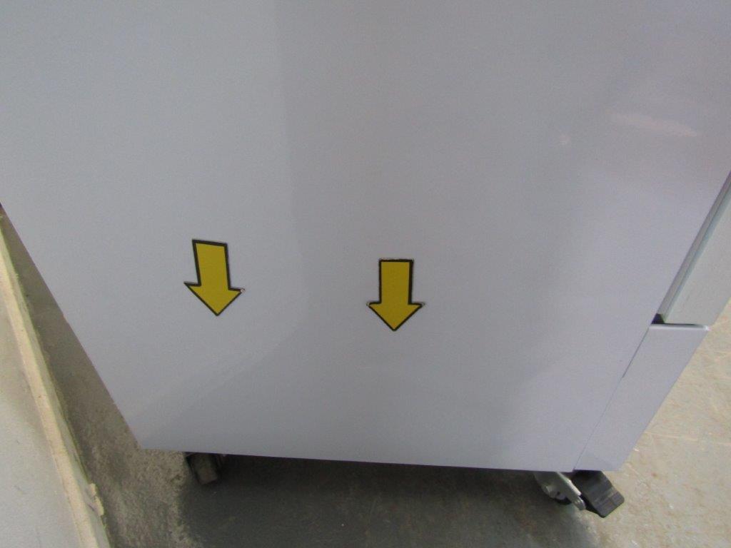 CoolMed CMG500 Pharmacy Refrigerator Double Glass Door 500L in White CLEARENCE