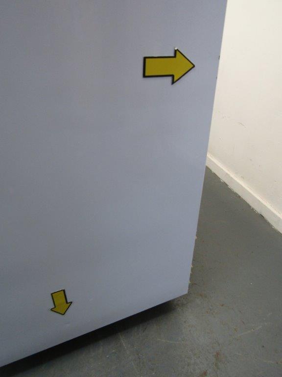 CoolMed CMG500 Pharmacy Refrigerator Double Glass Door 500L in White CLEARENCE