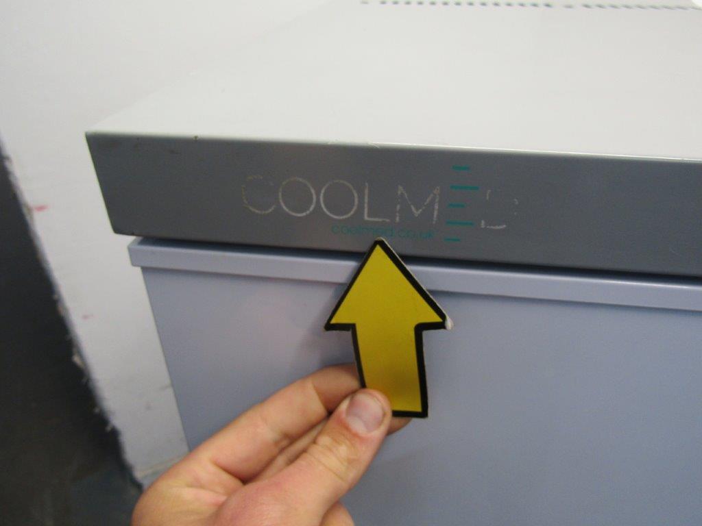 CoolMed CMS125 Pharmacy Fridge 125L Solid Door in White REFURBISHED