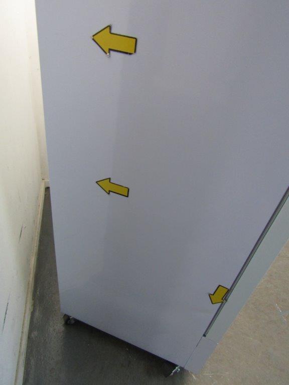 CoolMed CMG500 Pharmacy Refrigerator Double Glass Door 500L in White GRADE A