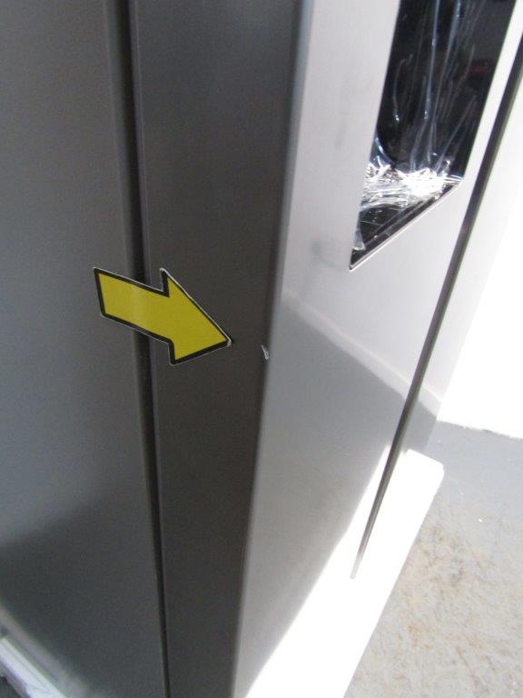 Hoover HOSR-5918EIXK-1 American Fridge Freezer in Stainless Steel GRADE B