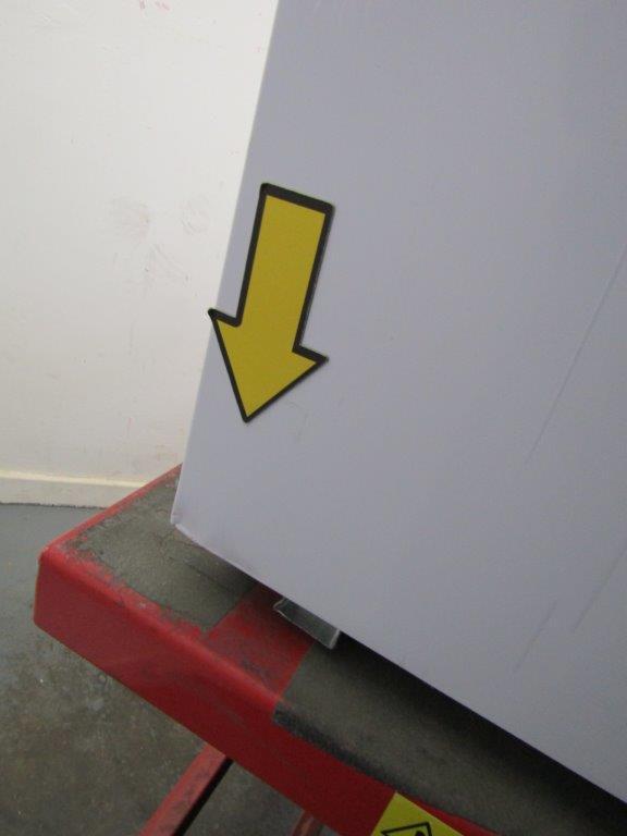 CoolMed CMST125 Under Counter Fridge Freezer in White GRADE A