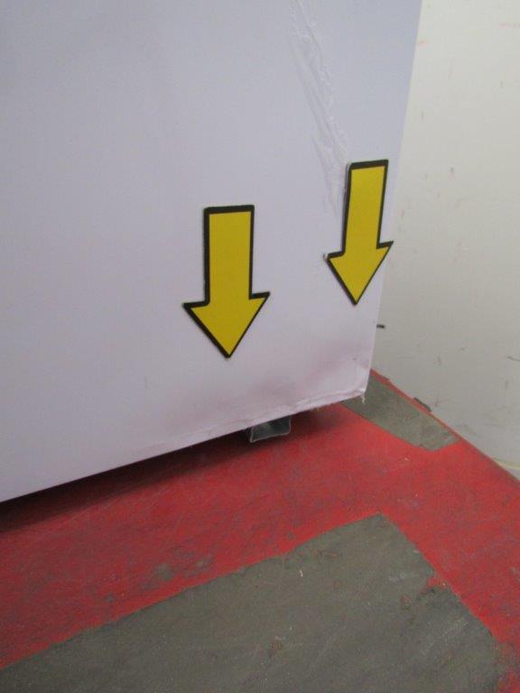 CoolMed CMST125 Under Counter Fridge Freezer in White GRADE A