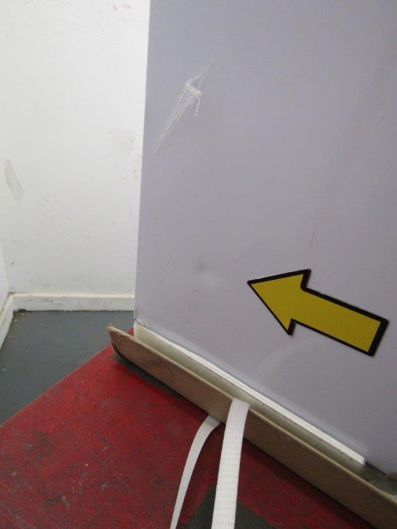 CoolMed CMST125 Under Counter Fridge Freezer in White GRADE A