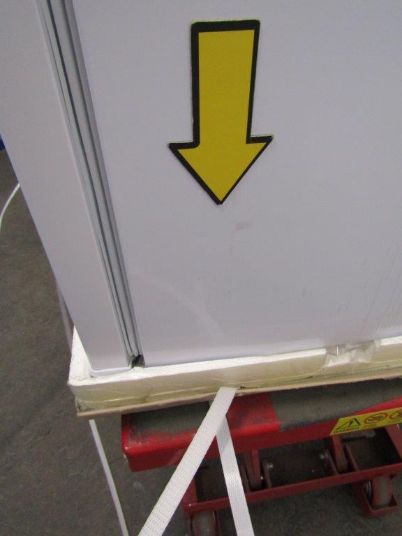 CoolMed CMST125 Under Counter Fridge Freezer in White GRADE A