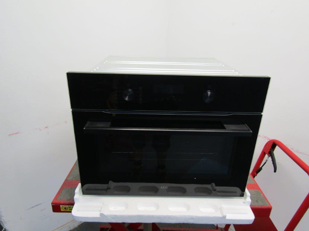 AEG OK6NK40K Built In Combination Microwave Oven in Black GRADE B