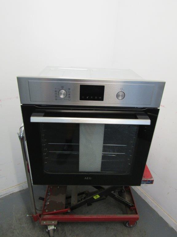 AEG BPX535061M Single Oven Electric Built in Pyrolytic Stainless Steel GRADE A