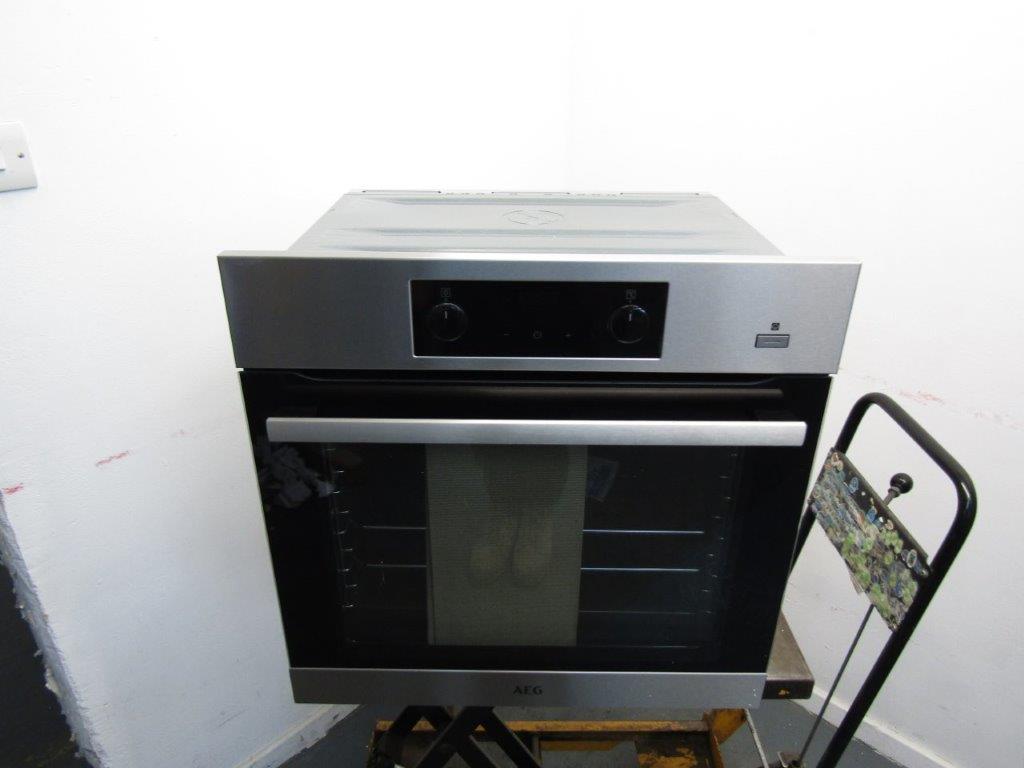 AEG BES355010M Single Oven Steambake in Stainless Steel GRADE A