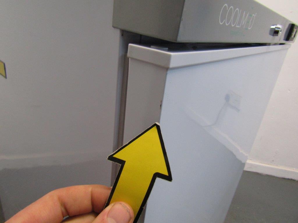 CoolMed CMLFR145 Laboratory Fridge 145L Solid Door in White GRADE A