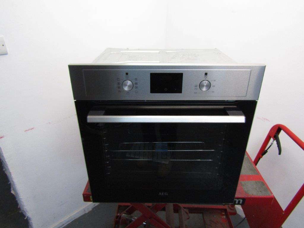 AEG BEX335011M Single Oven Electric Built in Stainless Steel GRADE B