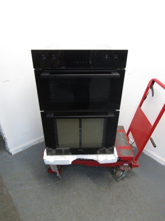 AEG DCE531160B Double Oven Electric Built In Black GRADE A