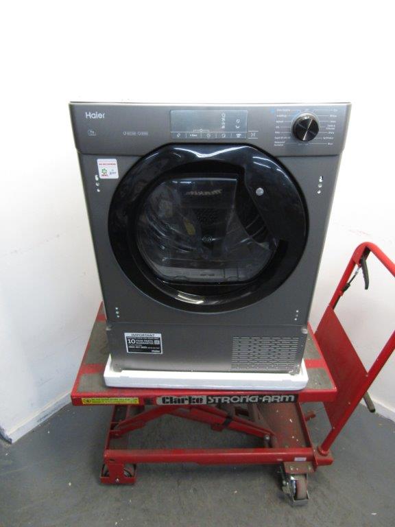 Haier HDB4H7A2TBERX80 Fully Integrated 7kg Heat Pump Dryer in Graphite GRADE A