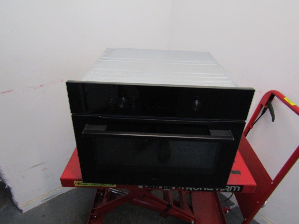 AEG OK6NK40K Built In Combination Microwave Oven in Black GRADE A