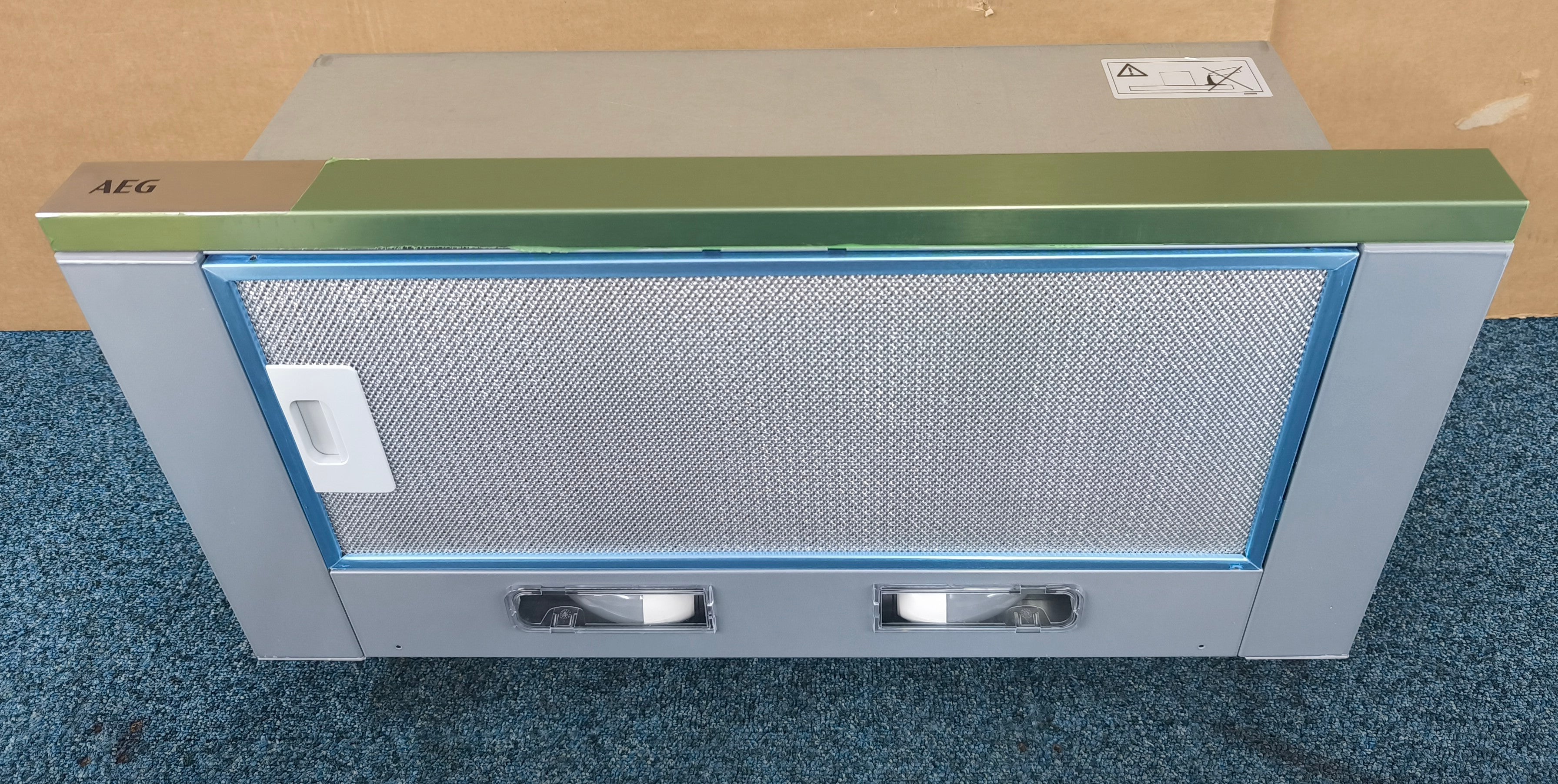 AEG DPB3632S Telescopic Hood 60cm Integrated in Silver GRADE A