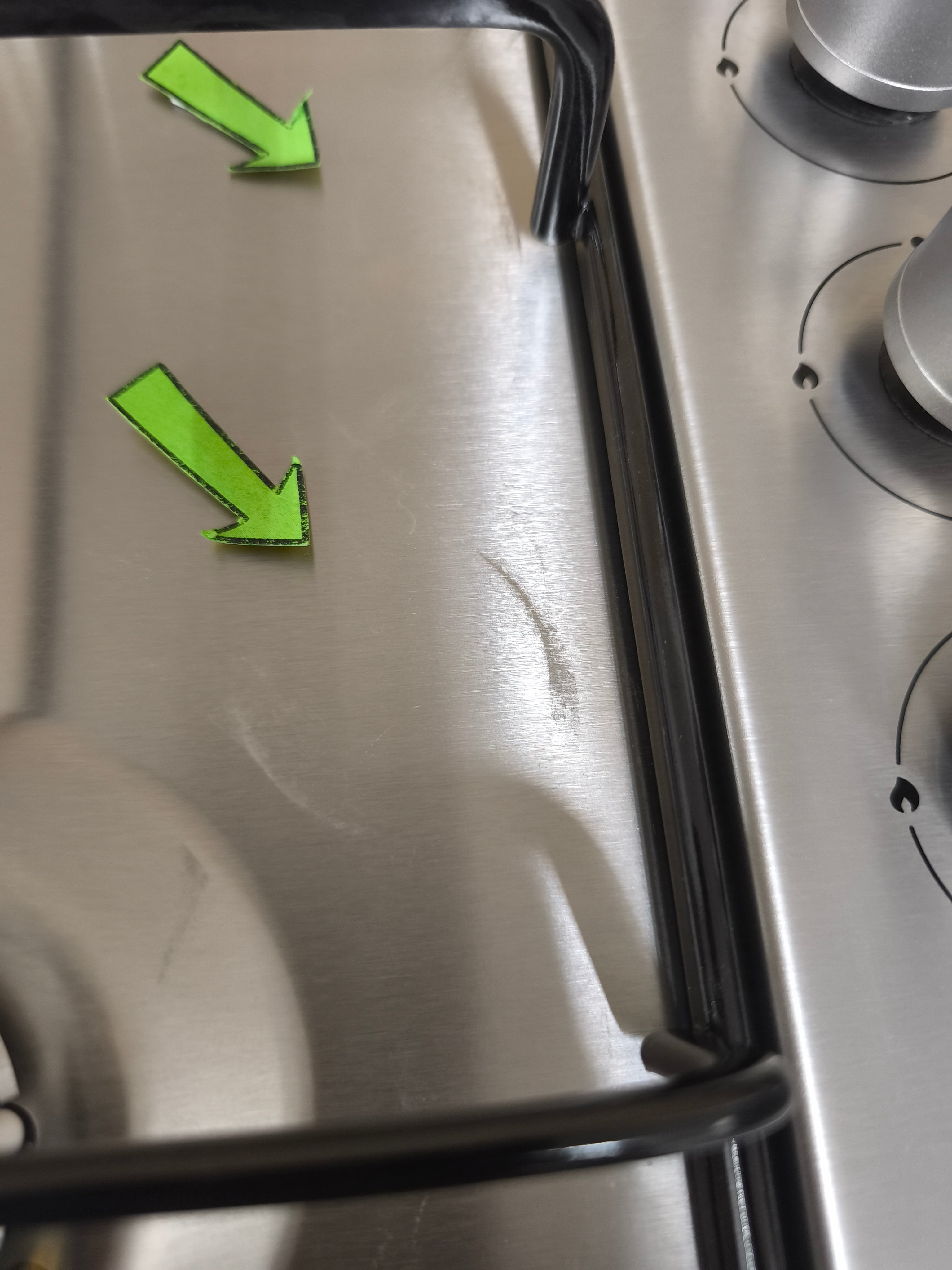 Beko HIBG64120SX Gas Hob 60cm Four Burner in Stainless Steel GRADE B