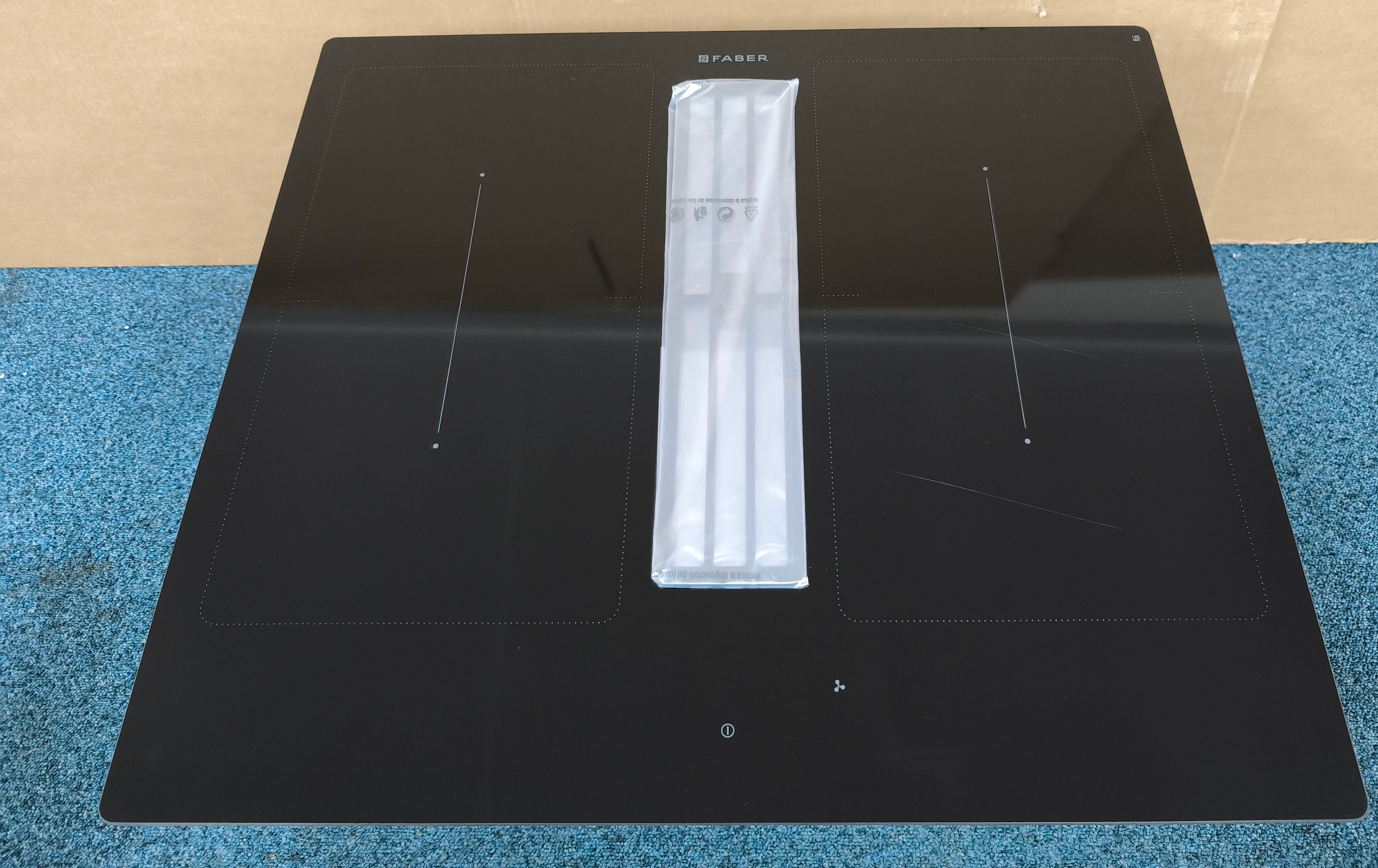 Faber Galileo A600 Induction Hob 60cm 4 Zone Integrated Extractor GRADE B