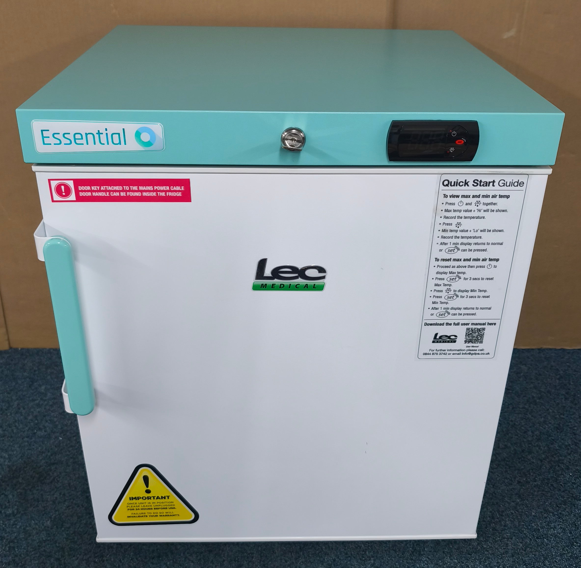 Laboratory Freezer LSFSF39DC-UK 39L Countertop White GRADE B