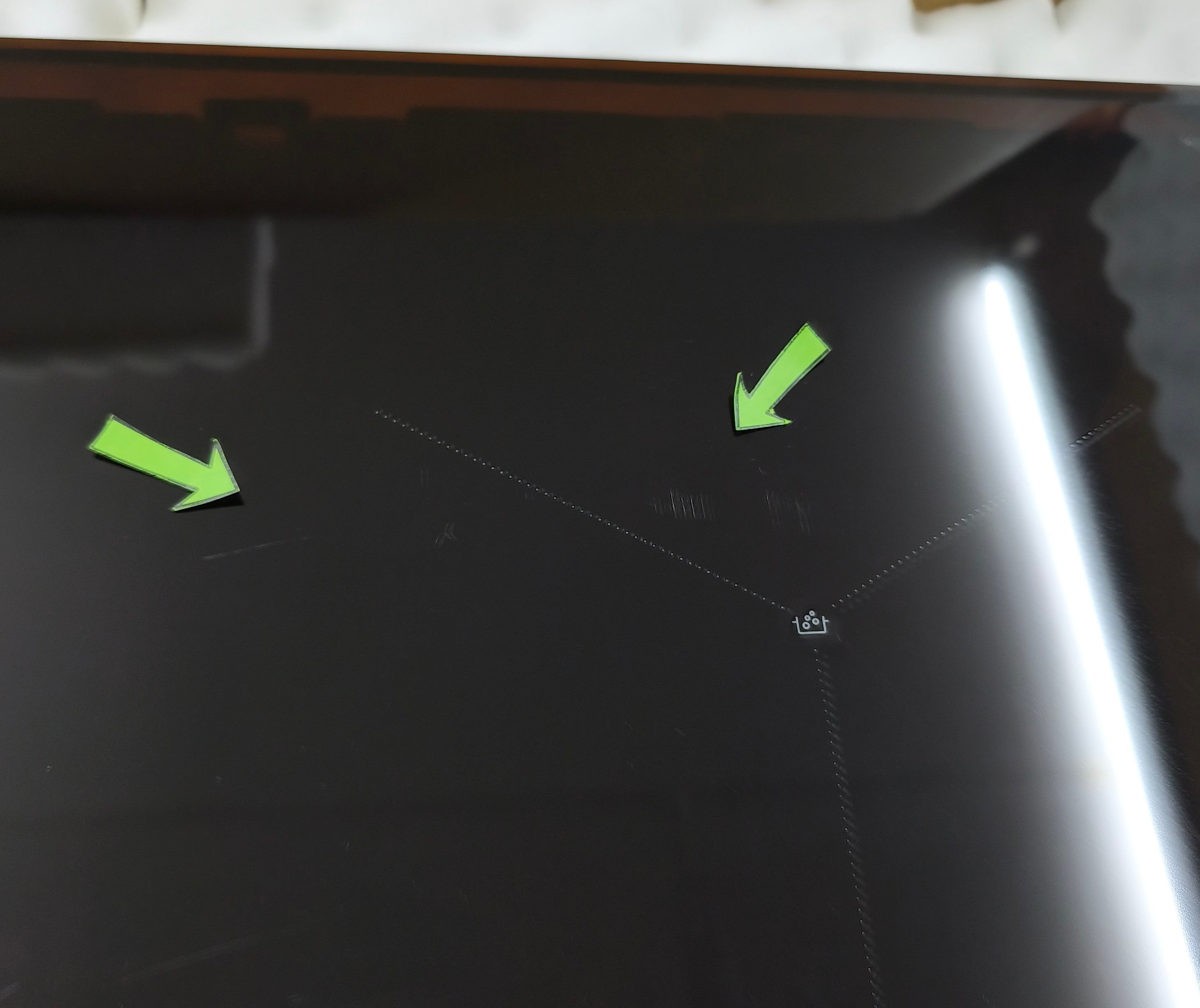 AEG IAE84421FB Induction Hob 80cm SenseBoil 4 Zone in Black GRADE B