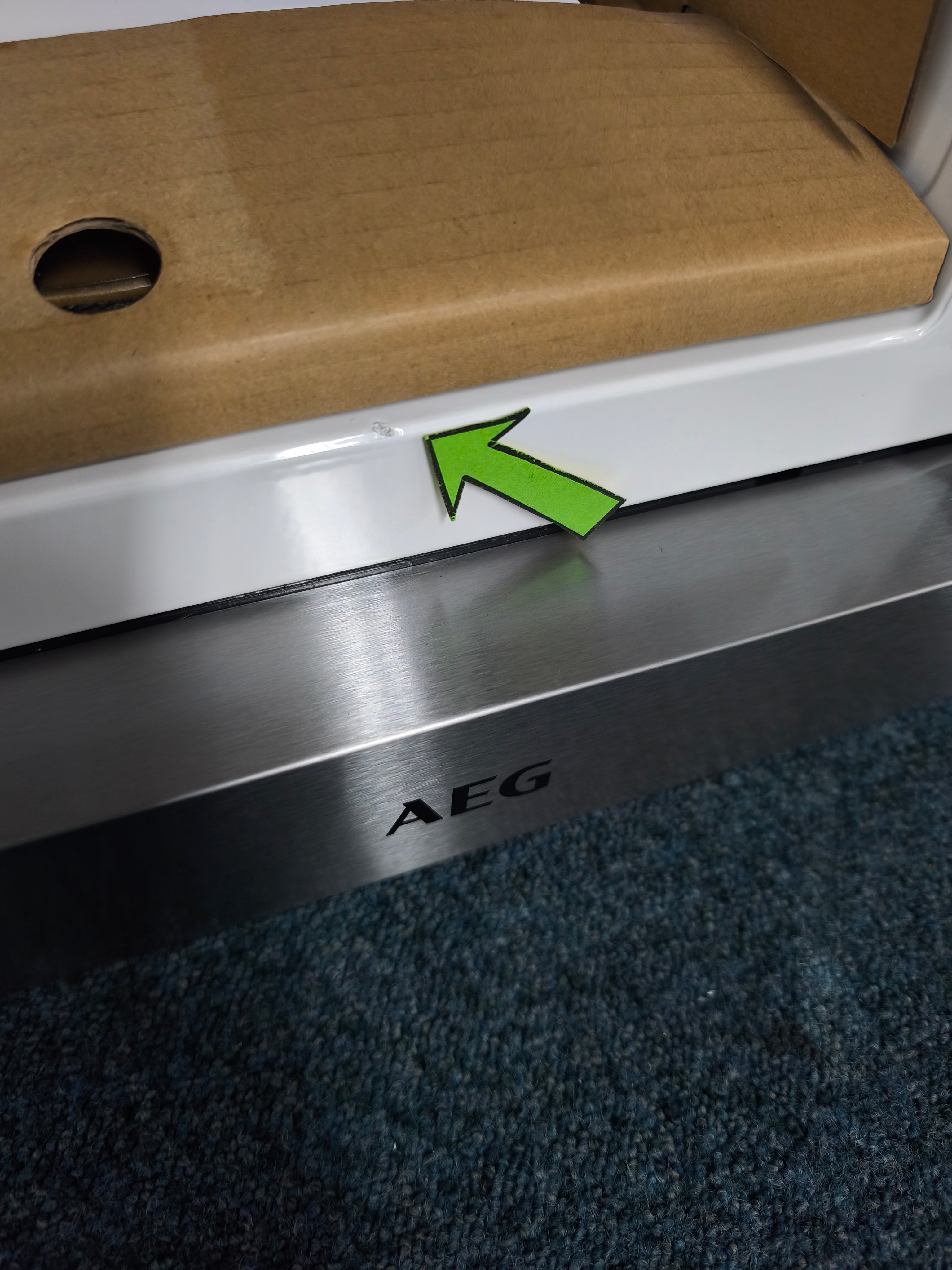 AEG MSE1717SM Integrated Microwave in Black and Stainless Steel GRADE A