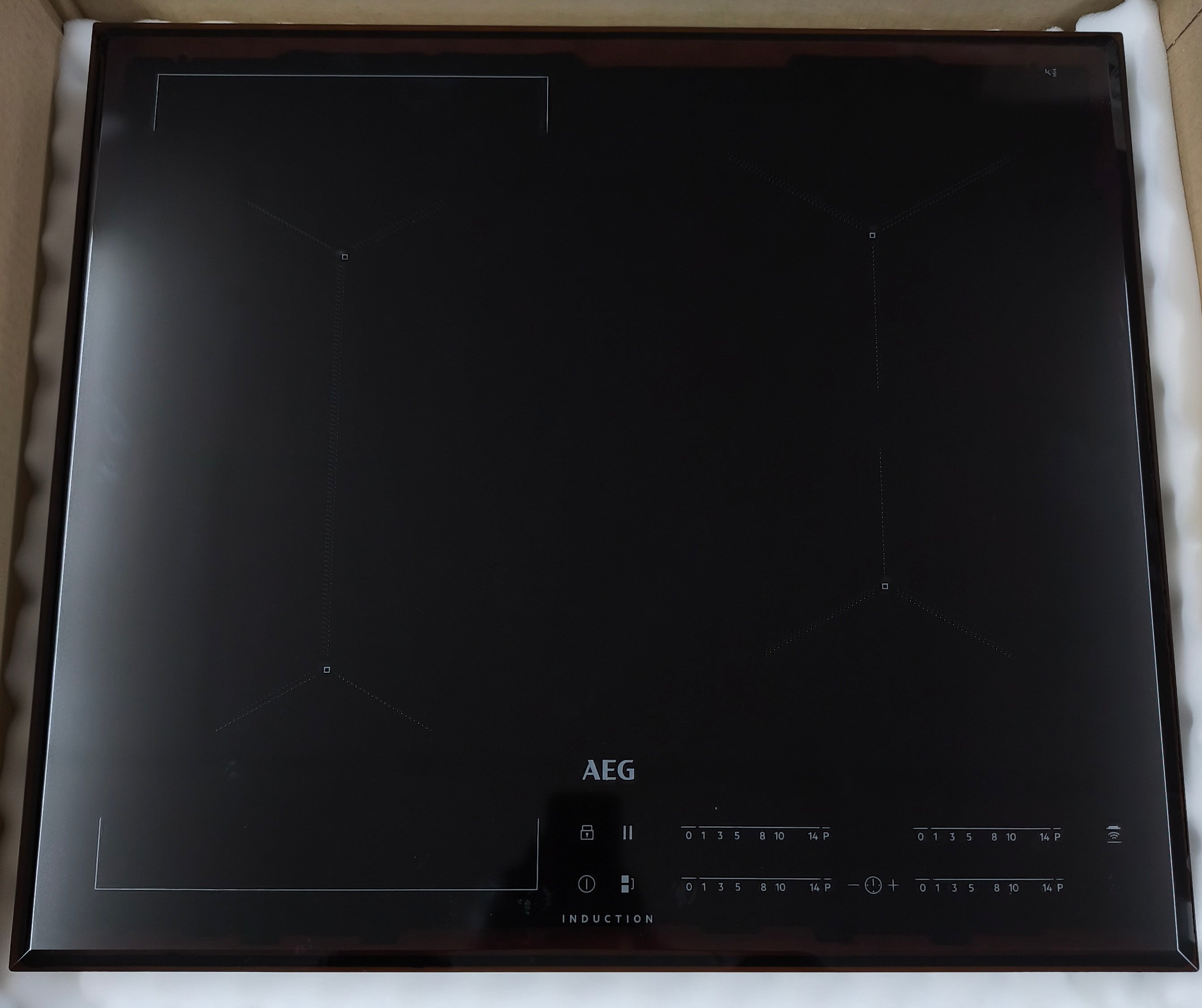 AEG IKE64441FB Induction Hob 4 Zone 60cm in Black GRADE B