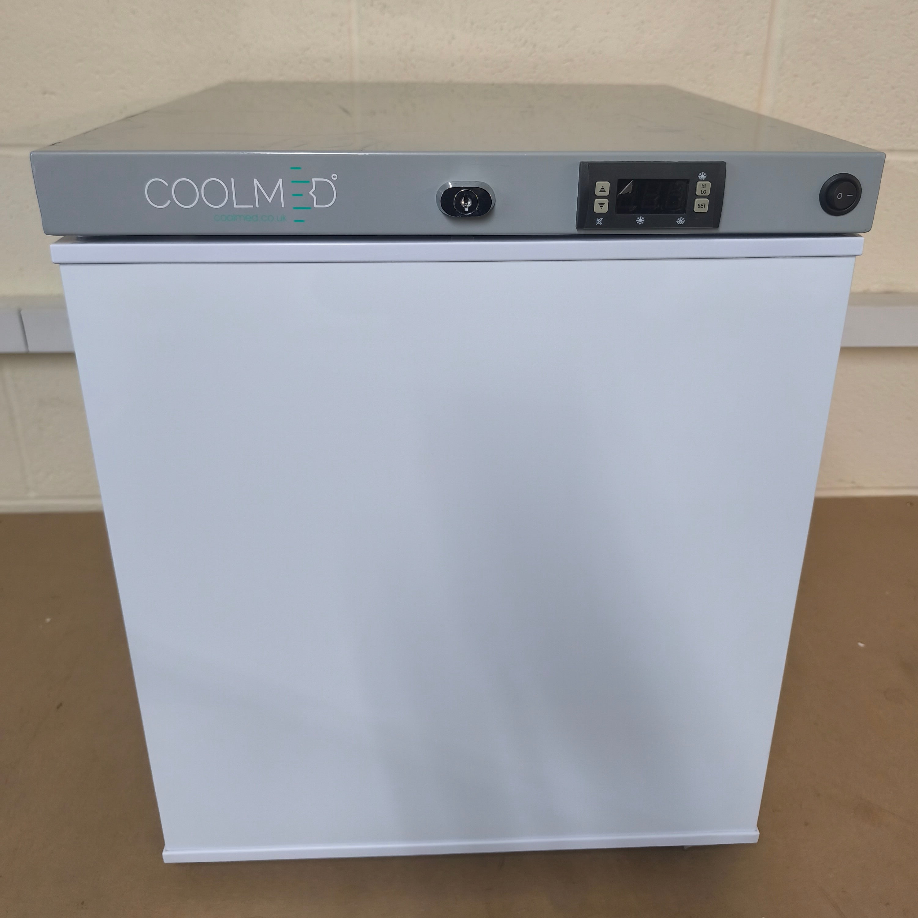 CoolMed CMS29 Pharmacy Fridge 29L Solid Door in White GRADE B