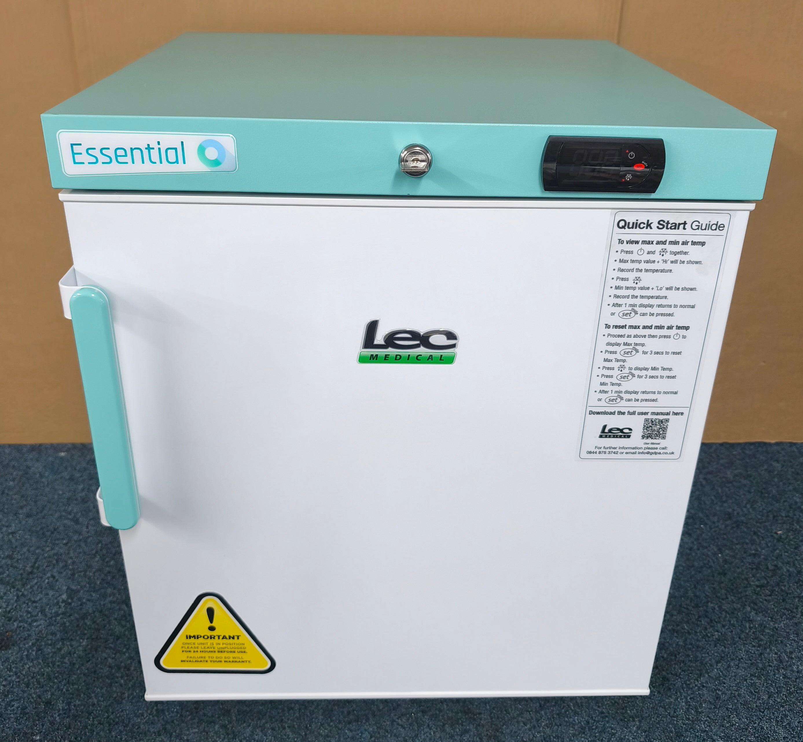 Lec LSFSR47DC Laboratory Refrigerator 47L Countertop White GRADE B