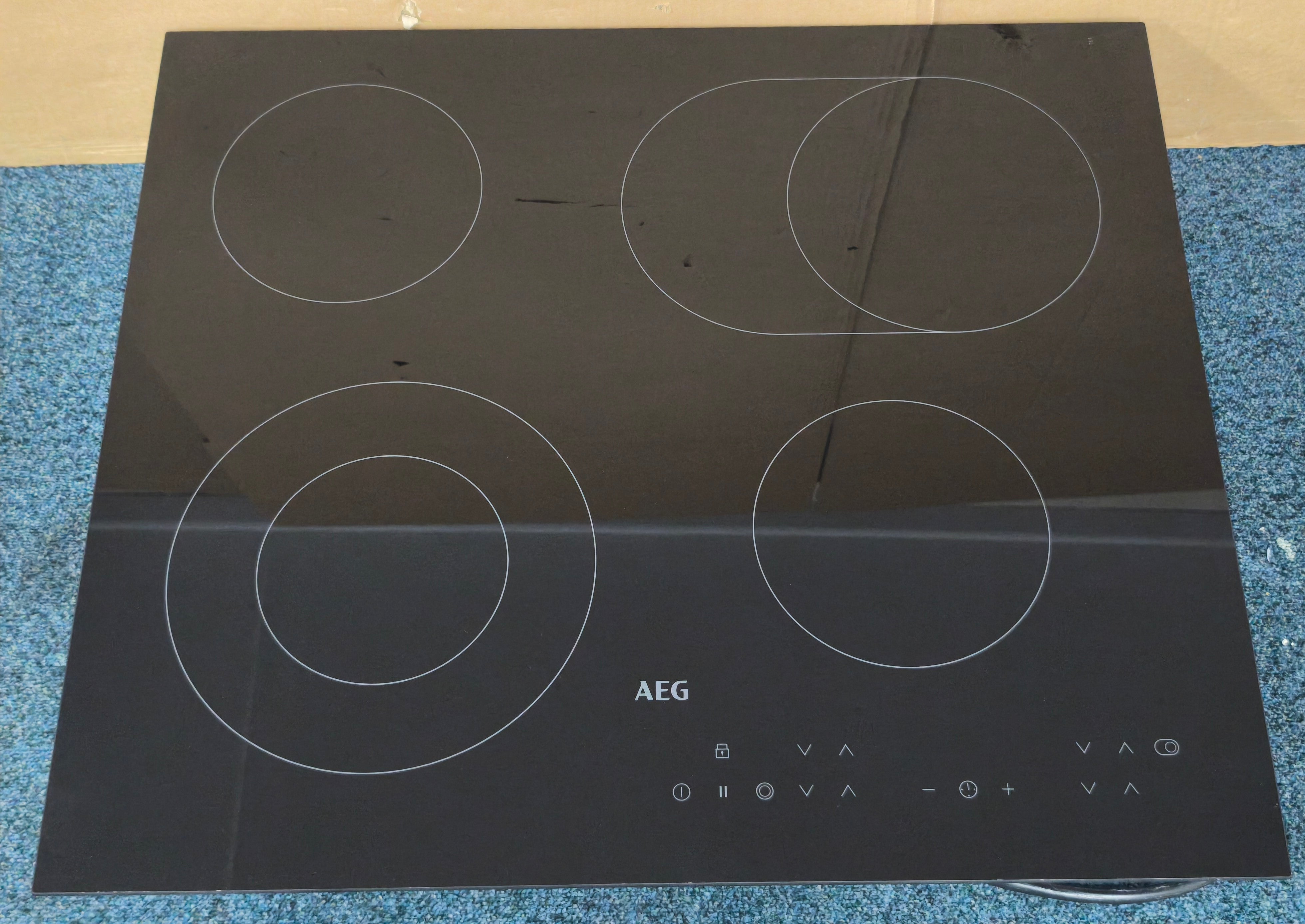 AEG HRX64360CB Touch Control Ceramic Hob 60cm 4 Zone GRADE B