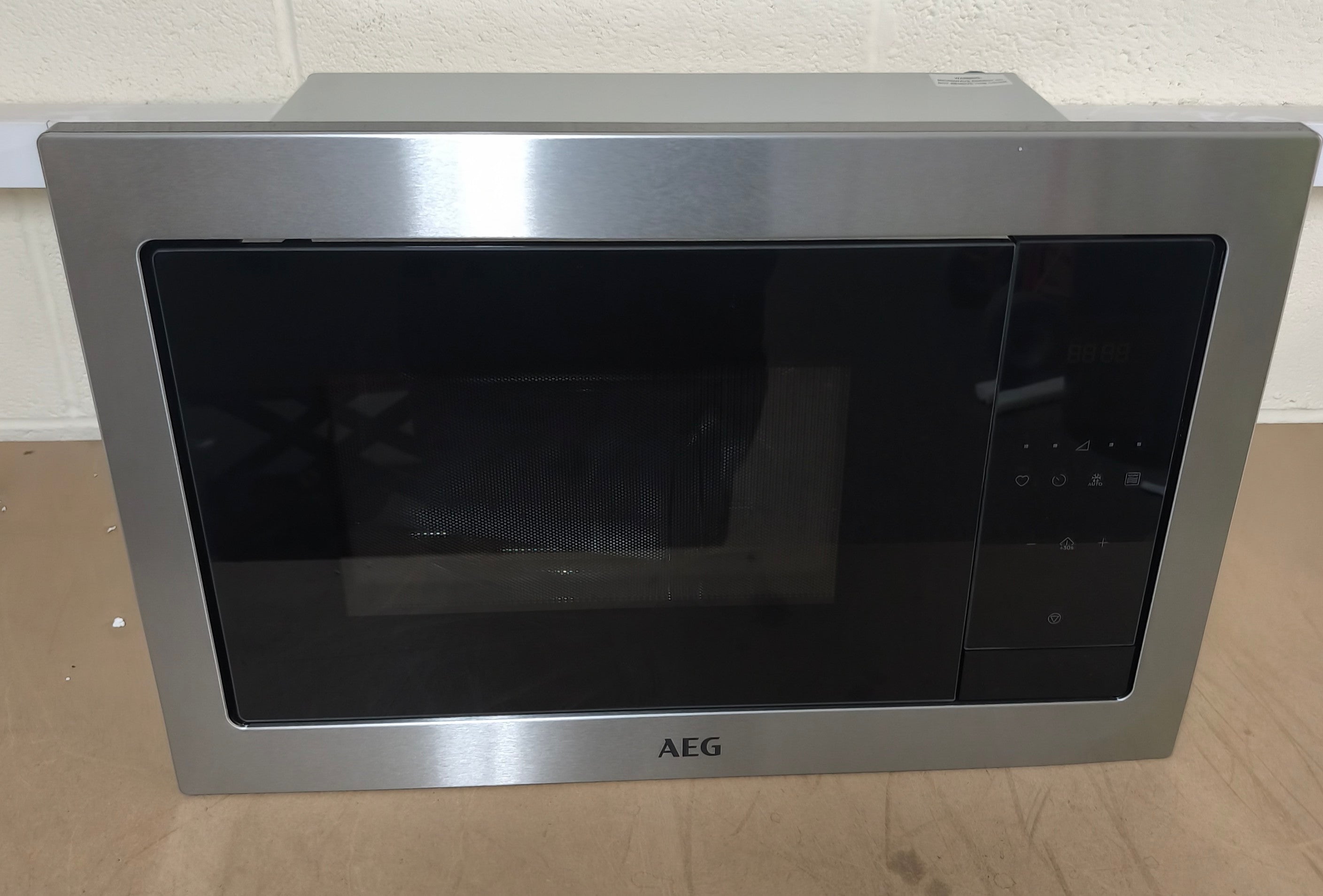AEG MSE2547DBM Integrated Microwave in Black and Stainless Steel GRADE B