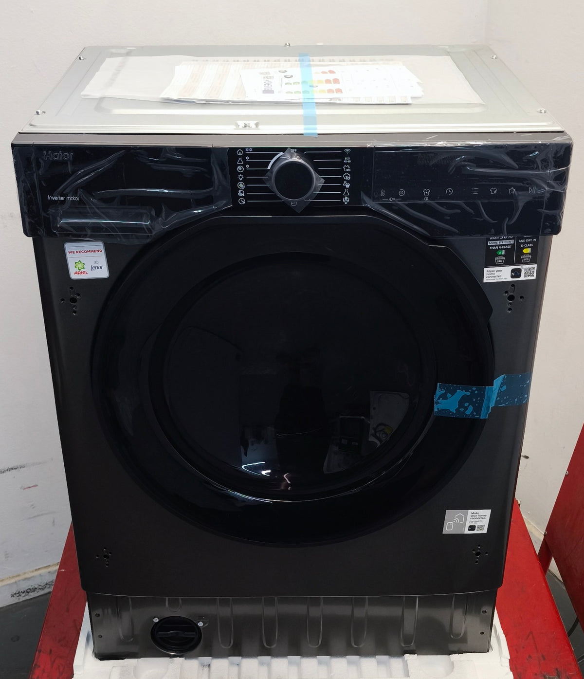 Haier BHA6S696M6DB9R-80 Integrated Washer Dryer 9kg + 6kg 1600rpm Graphite GRADE A