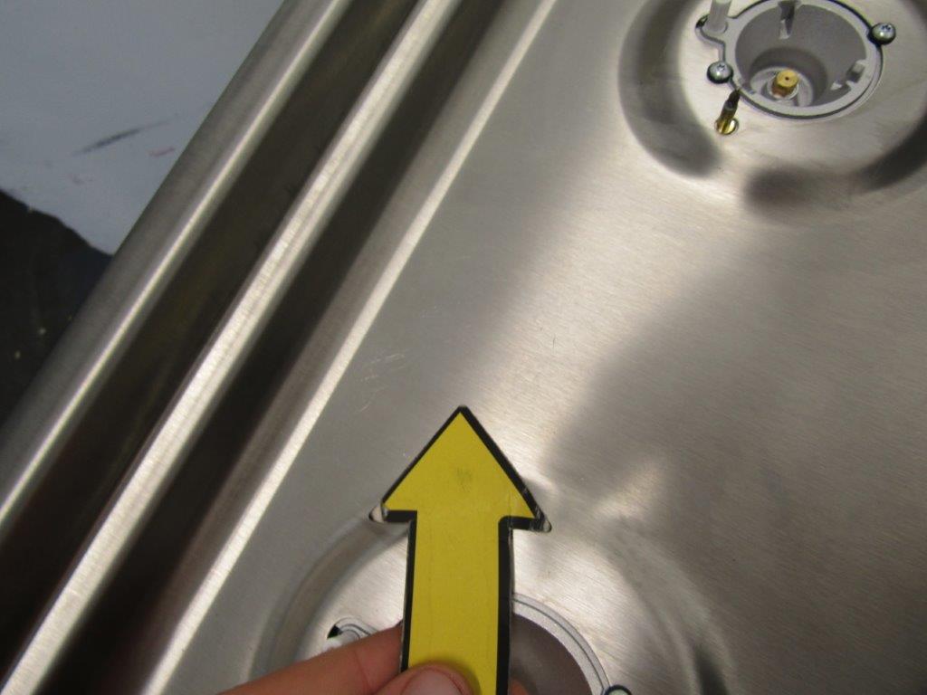 AEG CGX1130ACM Gas Cooker 55cm Double Oven Stainless Steel GRADE B