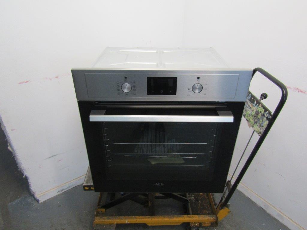 AEG BEX335011M Single Oven Electric Built in Stainless Steel GRADE A
