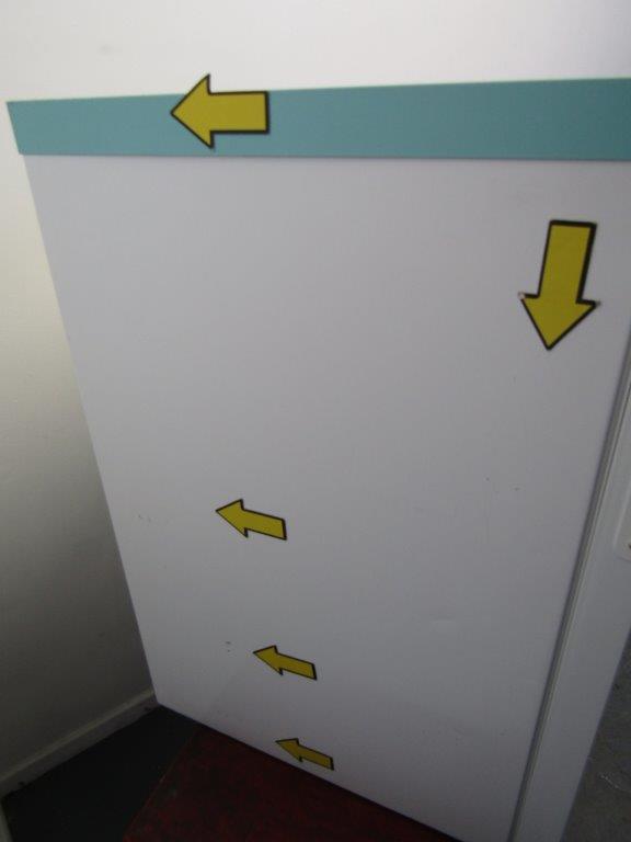 Lec PPGR158UK Under counter Control Plus Glass Door Refrigerator 158L GRADE B