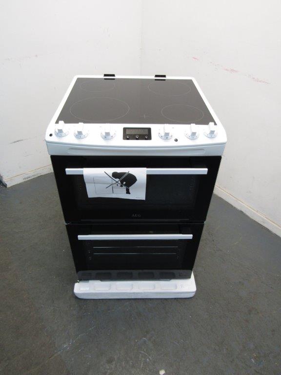 AEG CCX6540ACW Ceramic Cooker 60cm in White GRADE B
