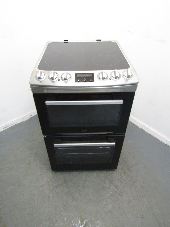 AEG CCX1530ACM Electric Cooker 55cm Ceramic Stainless Steel GRADE A