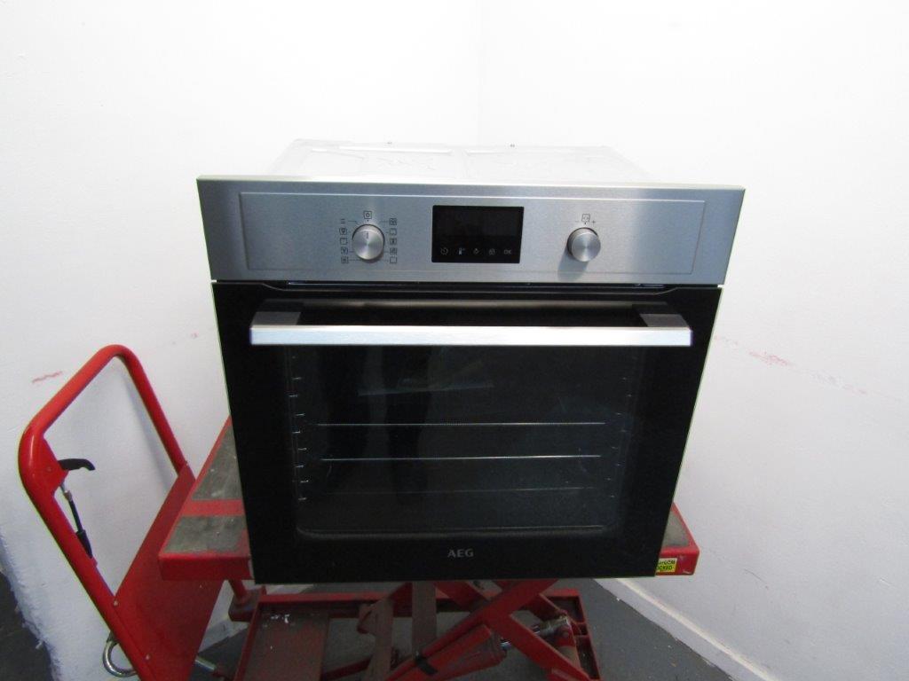 AEG BPX535061M Single Oven Electric Built in Pyrolytic Stainless Steel GRADE A