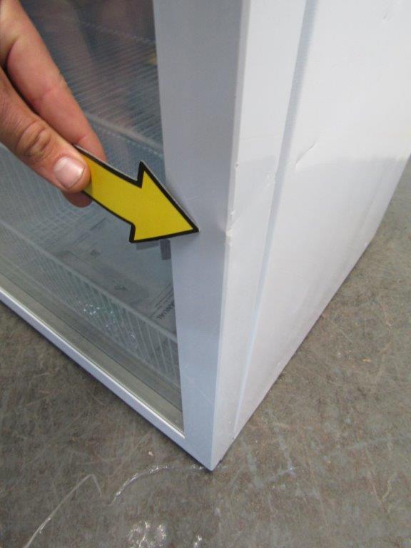 Lec PPGR158BT-UK Pharmacy Refrigerator Glass Door 158L White GRADE B