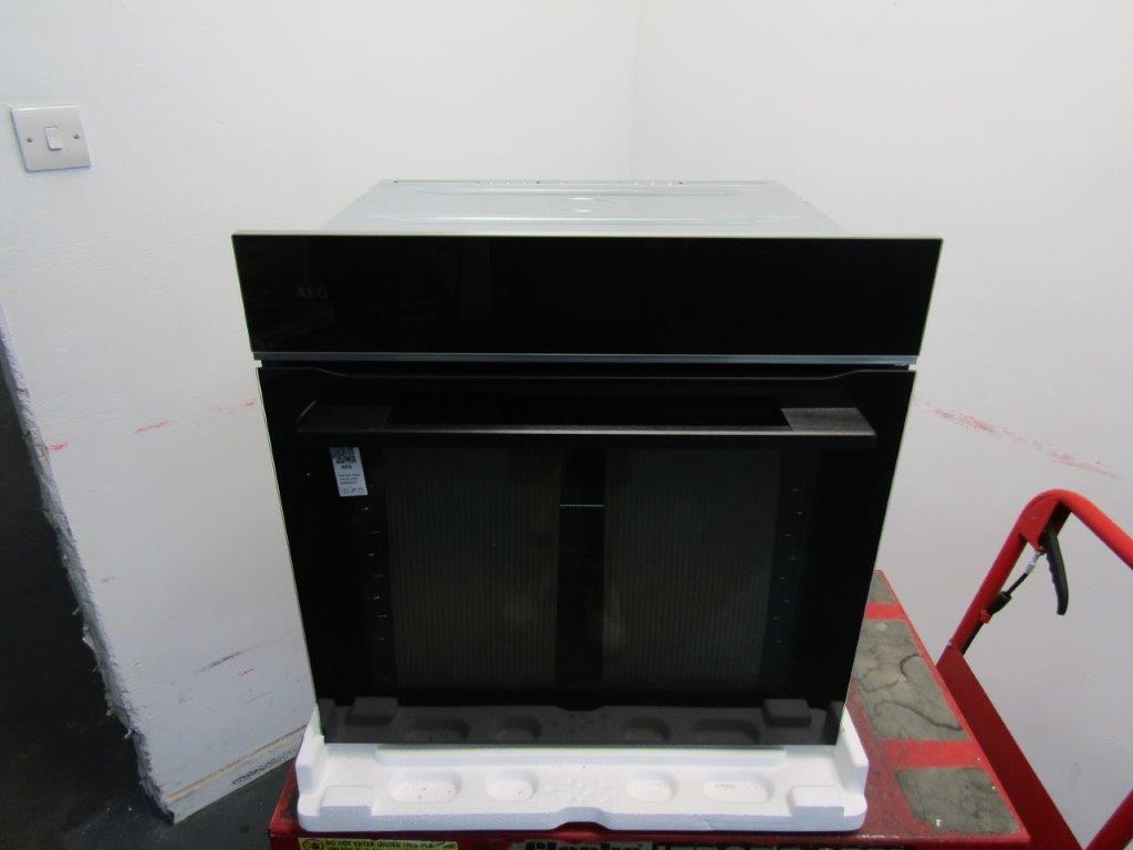 AEG TE7PB731AB Single Oven Electric Built in Pyrolytic Black GRADE A