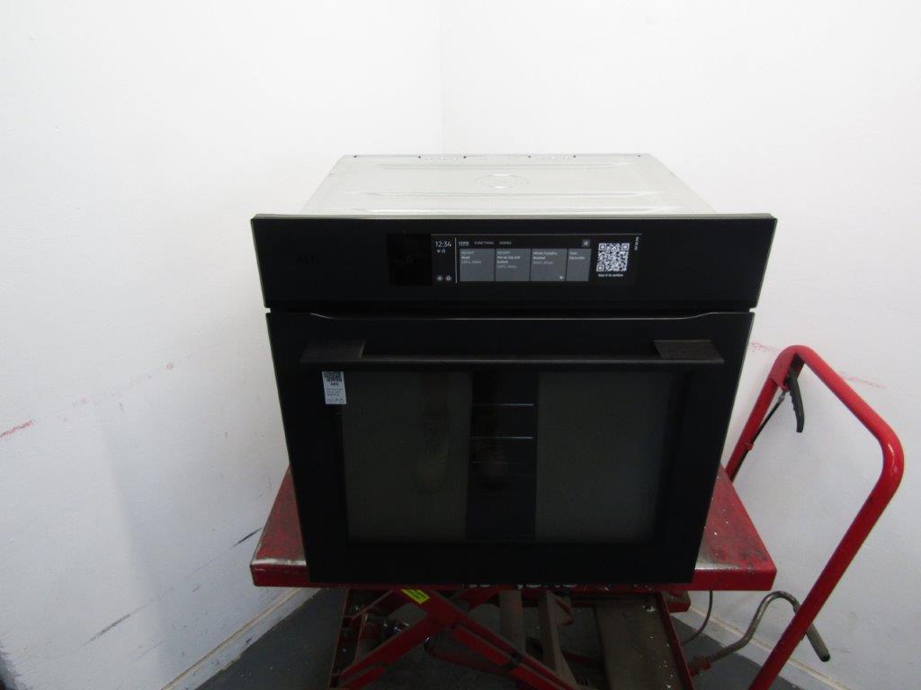 AEG NBT9P831AT ProAssist Pyrolytic Single Oven Matt Black GRADE A