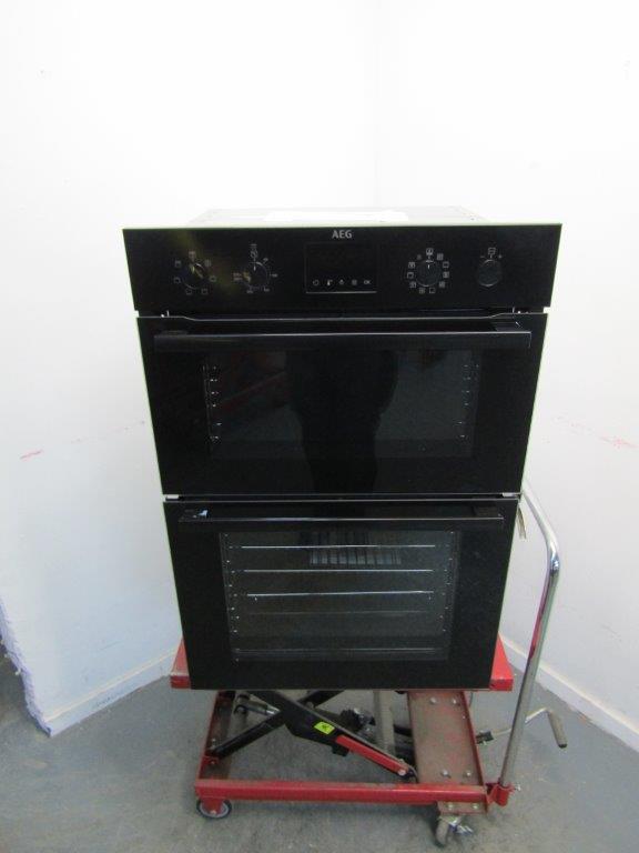 AEG DCB535060B Double Oven Built In Black GRADE B