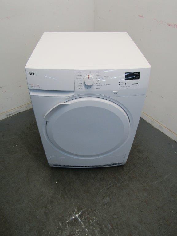 AEG TR708L0B Tumble Dryer 8kg Heat Pump in White GRADE A