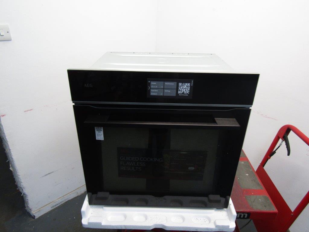 AEG TE7PB731AB Single Oven Electric Built in Pyrolytic Black GRADE B