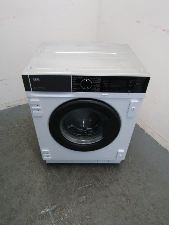 AEG LF8E8436BI Washing Machine Integrated 8kg 1400rpm White REFURBISHED