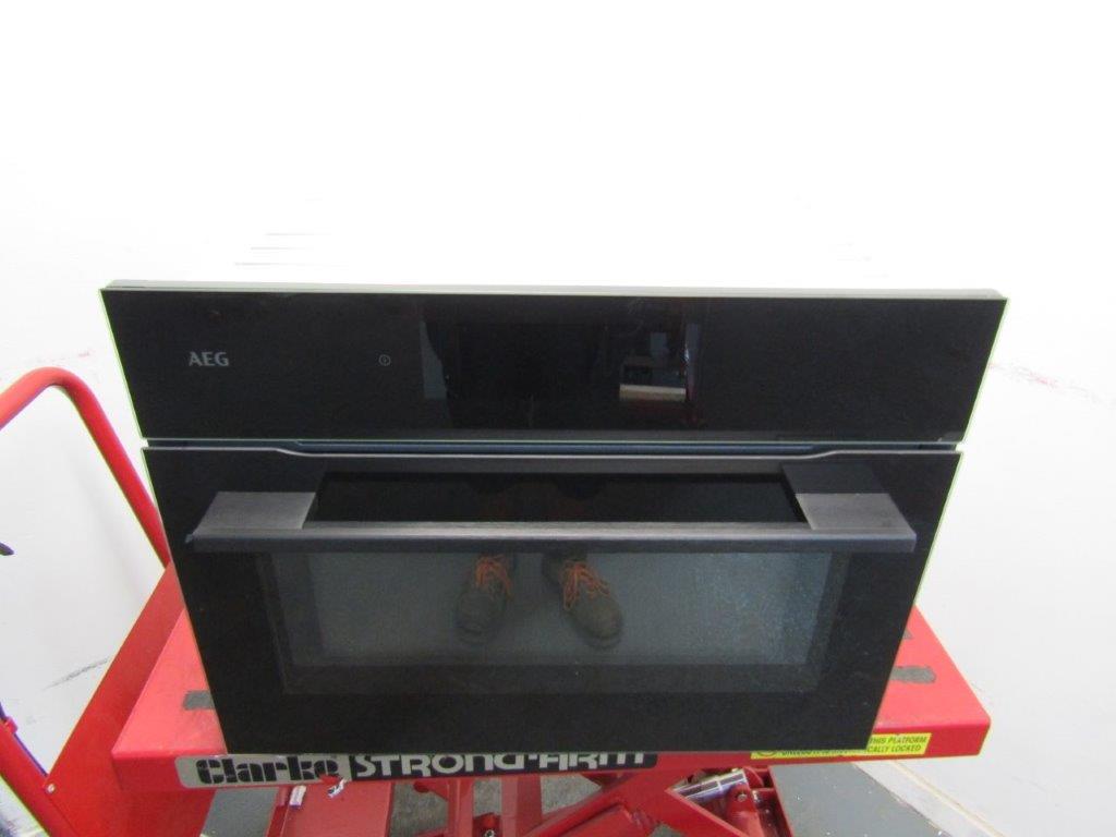 AEG NKK9N821B Combination Microwave and Oven in Black GRADE A