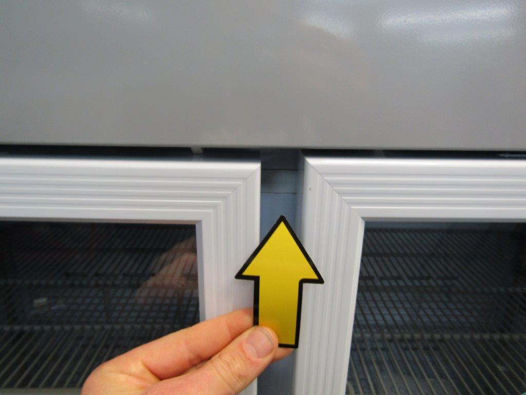 CoolMed CMG500 Pharmacy Refrigerator Double Glass Door 500L White GRADE B