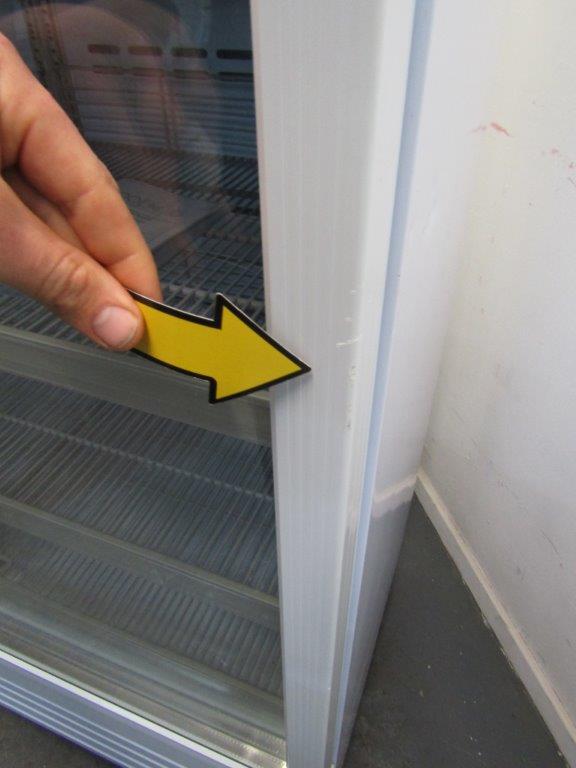 CoolMed CMG500 Pharmacy Refrigerator Double Glass Door 500L White GRADE B