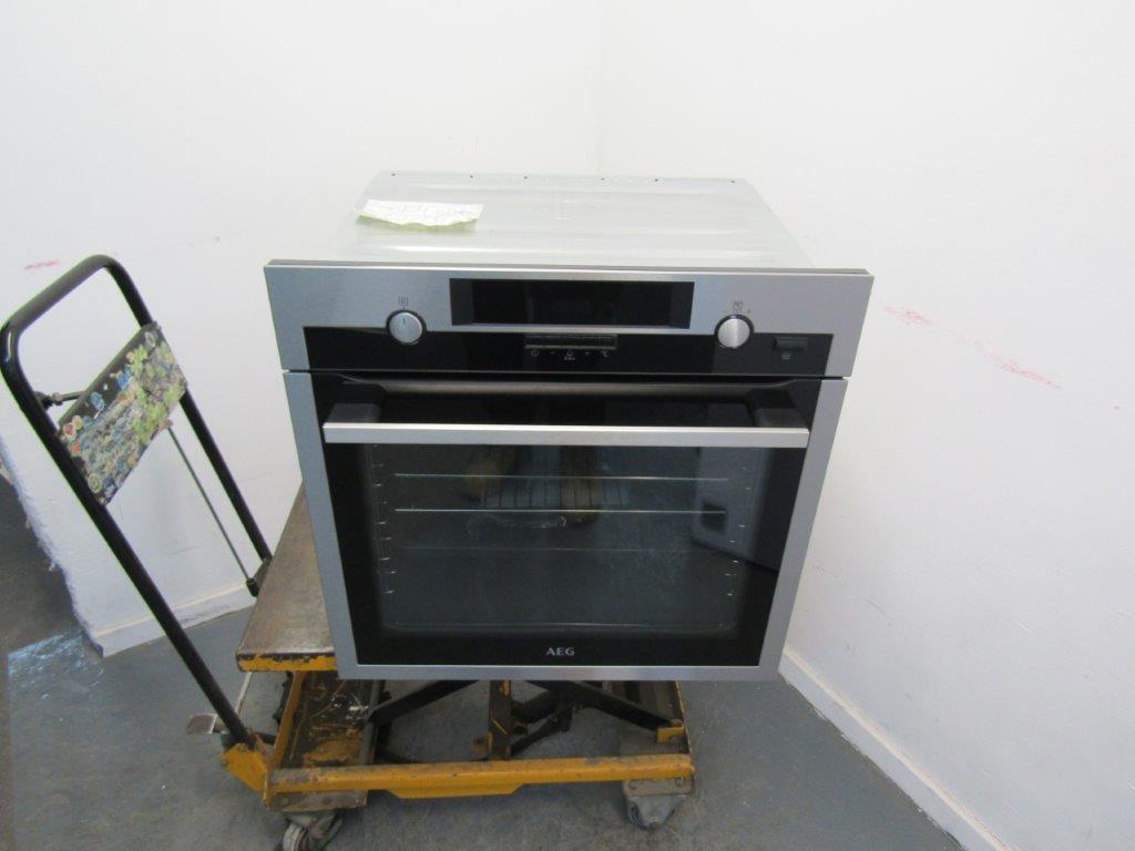 AEG BPS551220M Single Oven Electric Steambake Stainless Steel GRADE A