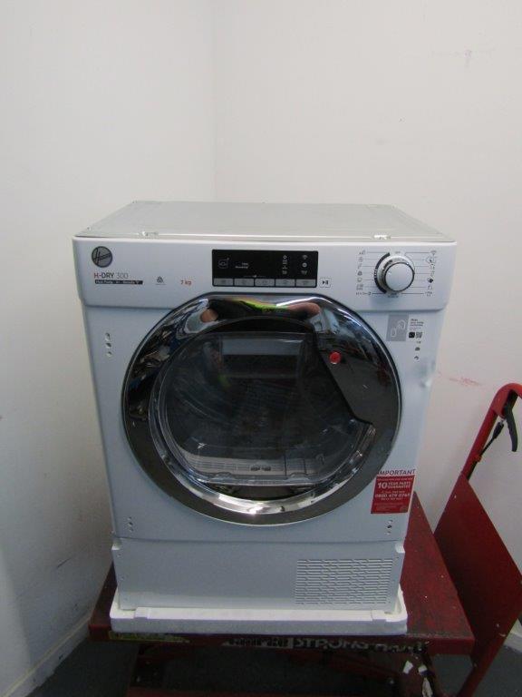 Hoover BATDH7A1TCE-80 Tumble Dryer 7kg Heat Pump Integrated White GRADE B