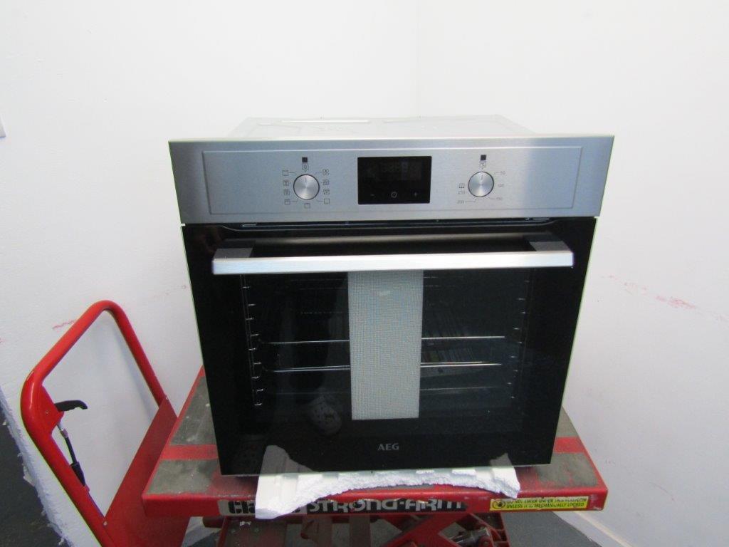 AEG BEX335011M Single Oven Electric Built in Stainless Steel GRADE A
